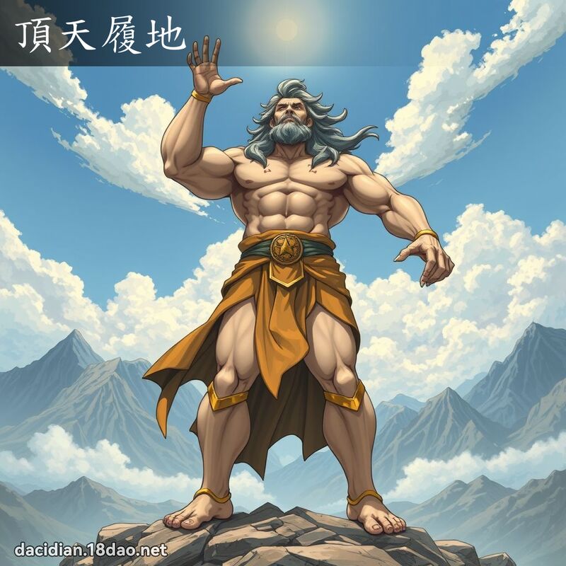 頂天履地 - 國語大辭典配圖