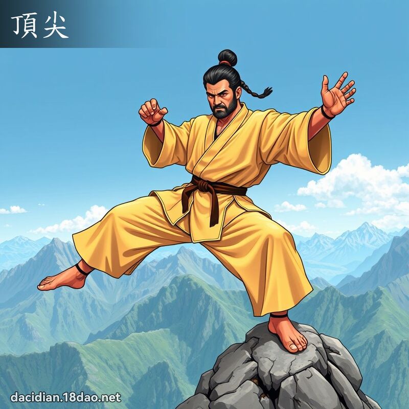 頂尖 - 國語大辭典配圖