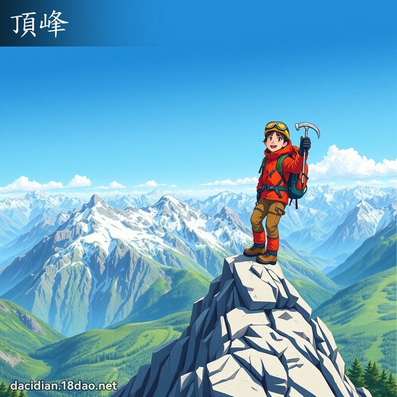 頂峰 - 國語大辭典配圖