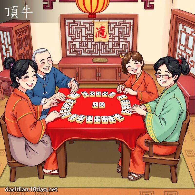顶牛 - 国语大辞典配图