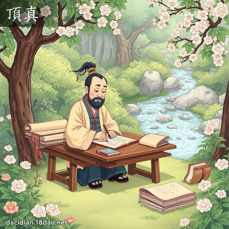 頂真 - 國語大辭典配圖