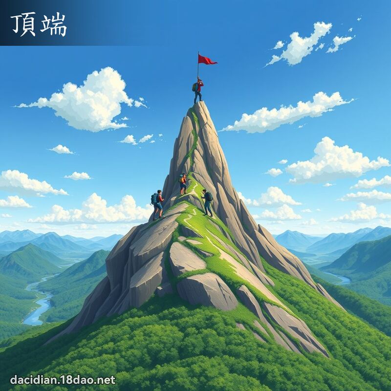 頂端 - 國語大辭典配圖