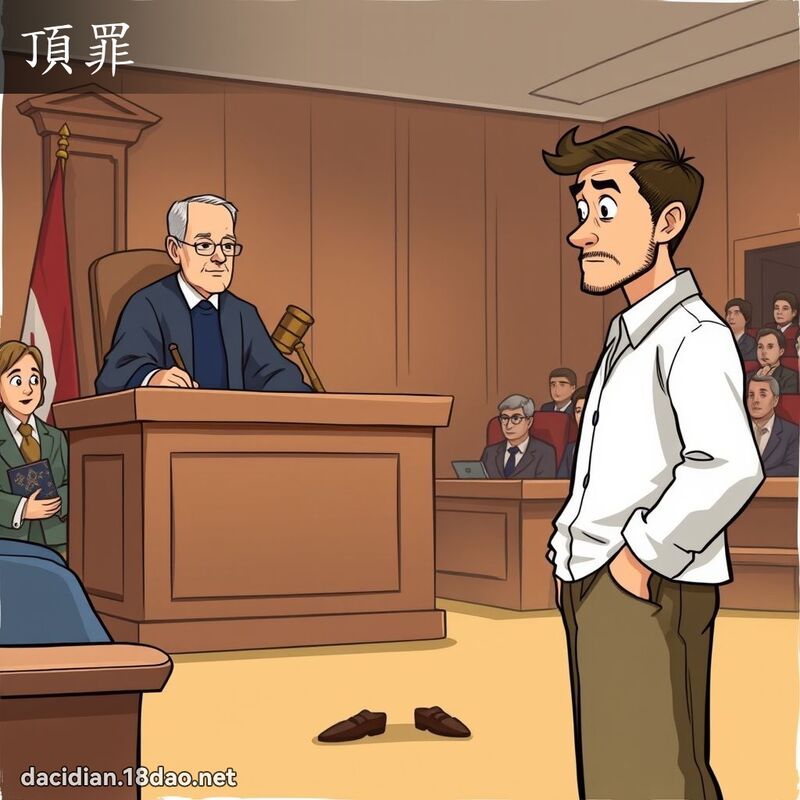 頂罪 - 國語大辭典配圖