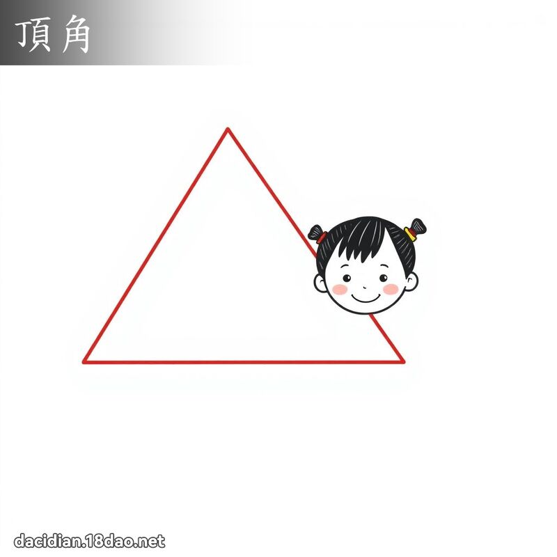顶角 - 国语大辞典配图