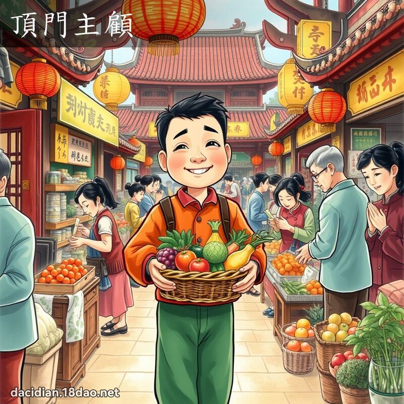 頂門主顧 - 國語大辭典配圖