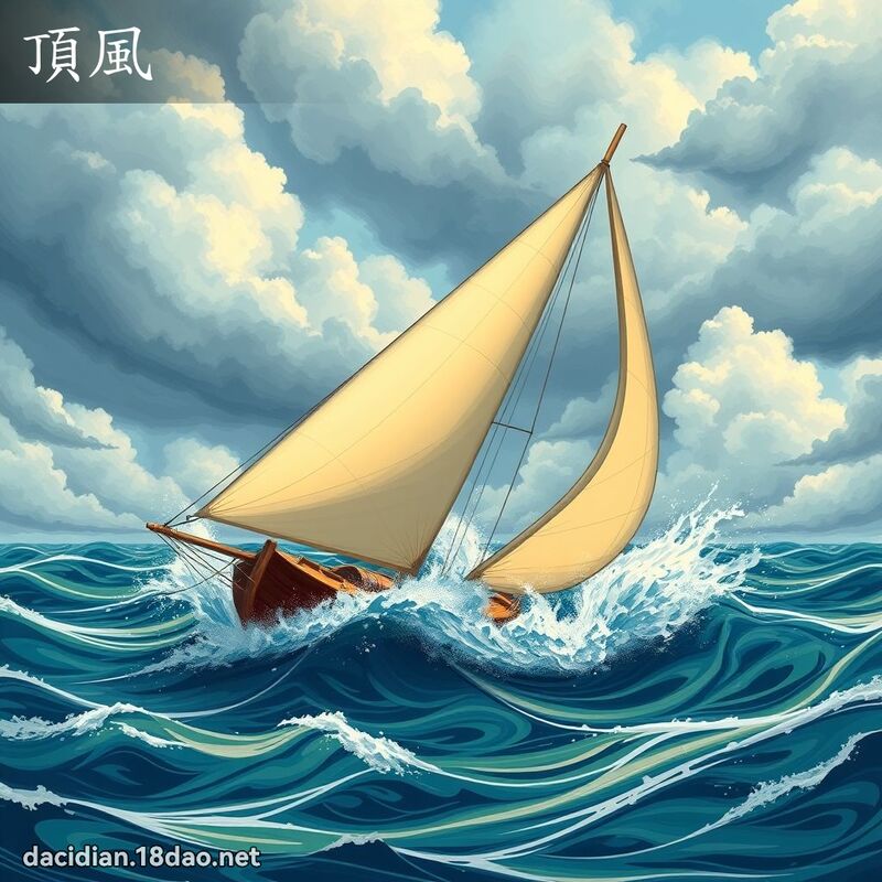 頂風 - 國語大辭典配圖