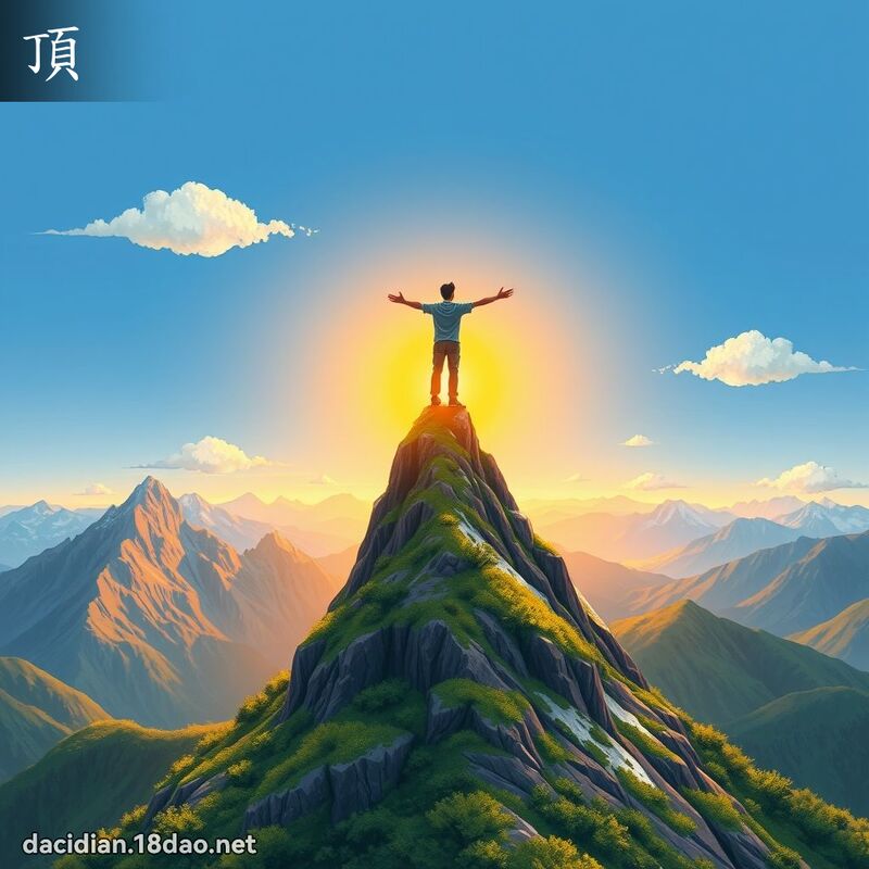 頂 - 國語大辭典配圖
