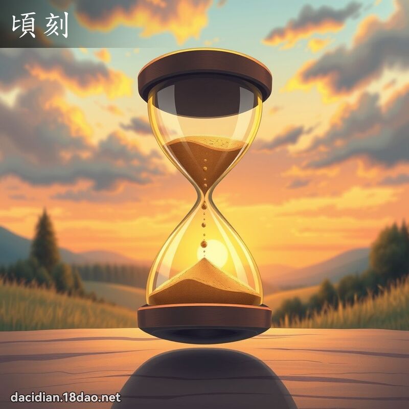 頃刻 - 國語大辭典配圖