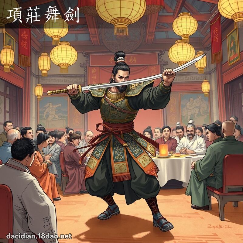 项庄舞剑 - 国语大辞典配图