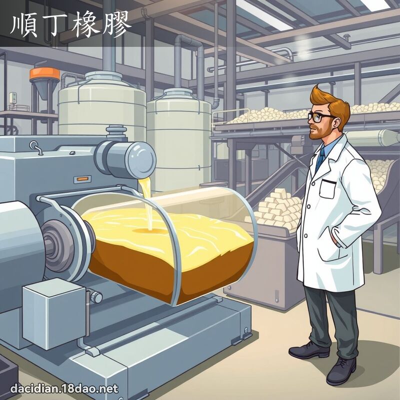 順丁橡膠 - 國語大辭典配圖
