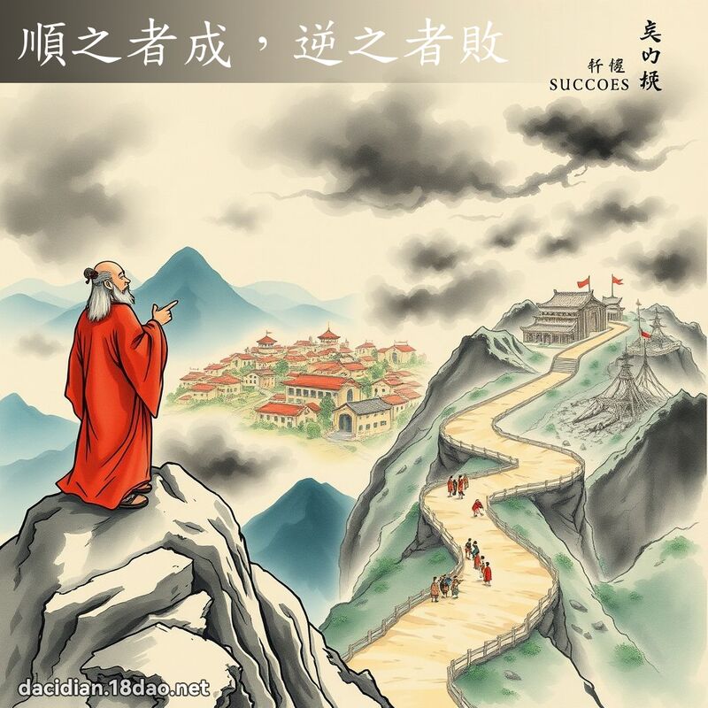 順之者成，逆之者敗 - 國語大辭典配圖
