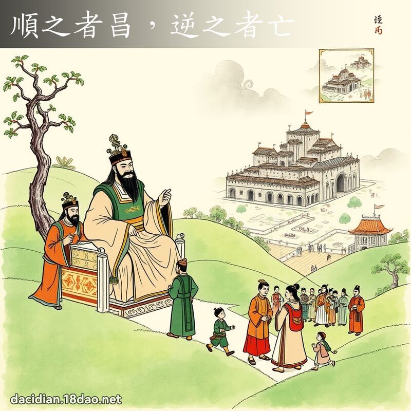 顺之者昌，逆之者亡 - 国语大辞典配图