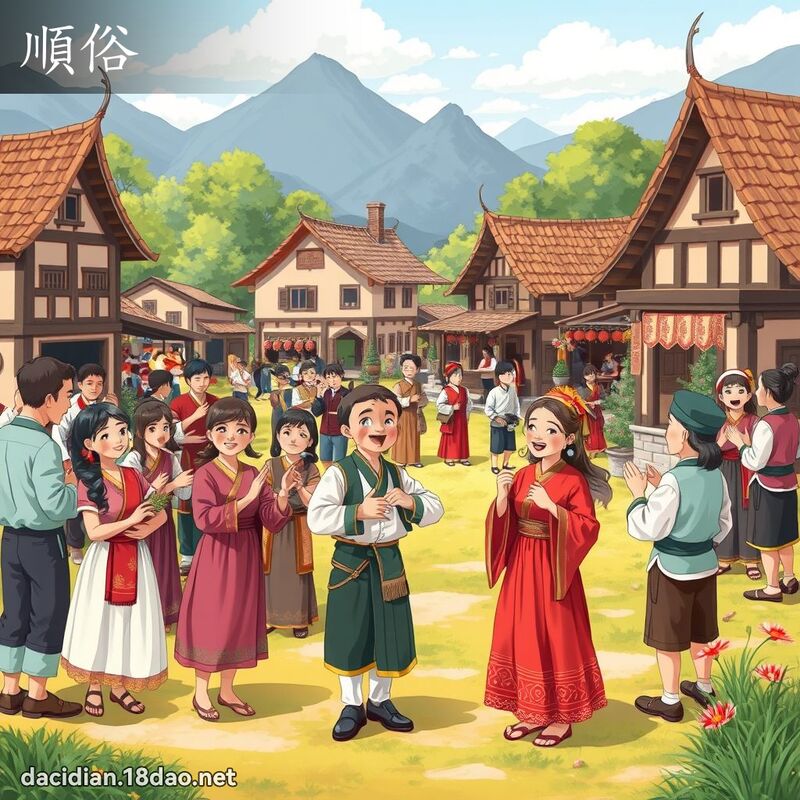 順俗 - 國語大辭典配圖