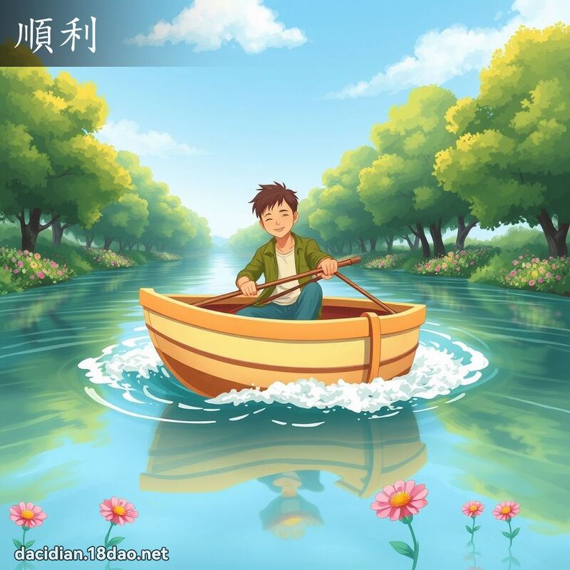 順利 - 國語大辭典配圖