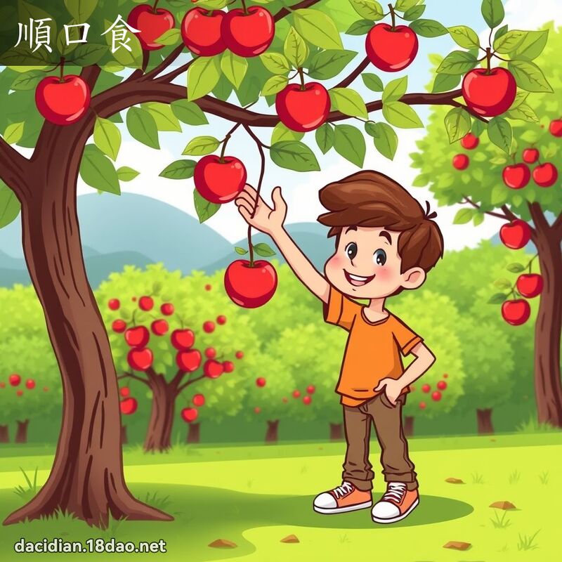 順口食 - 國語大辭典配圖