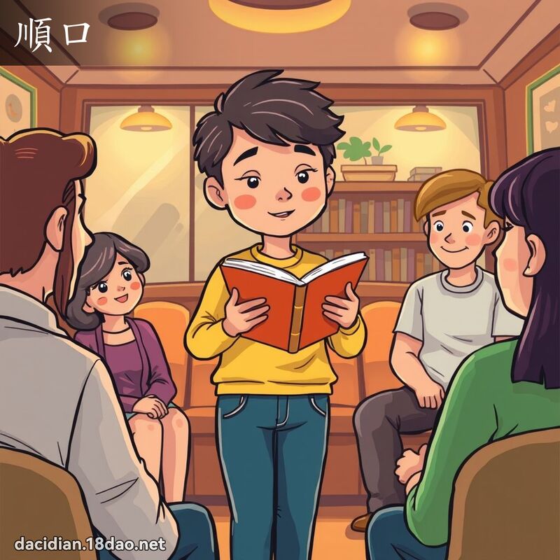 順口 - 國語大辭典配圖