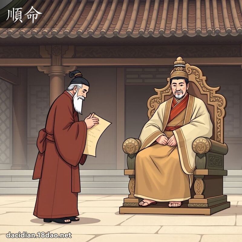 顺命 - 国语大辞典配图