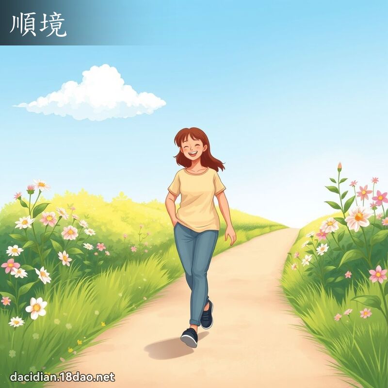 順境 - 國語大辭典配圖