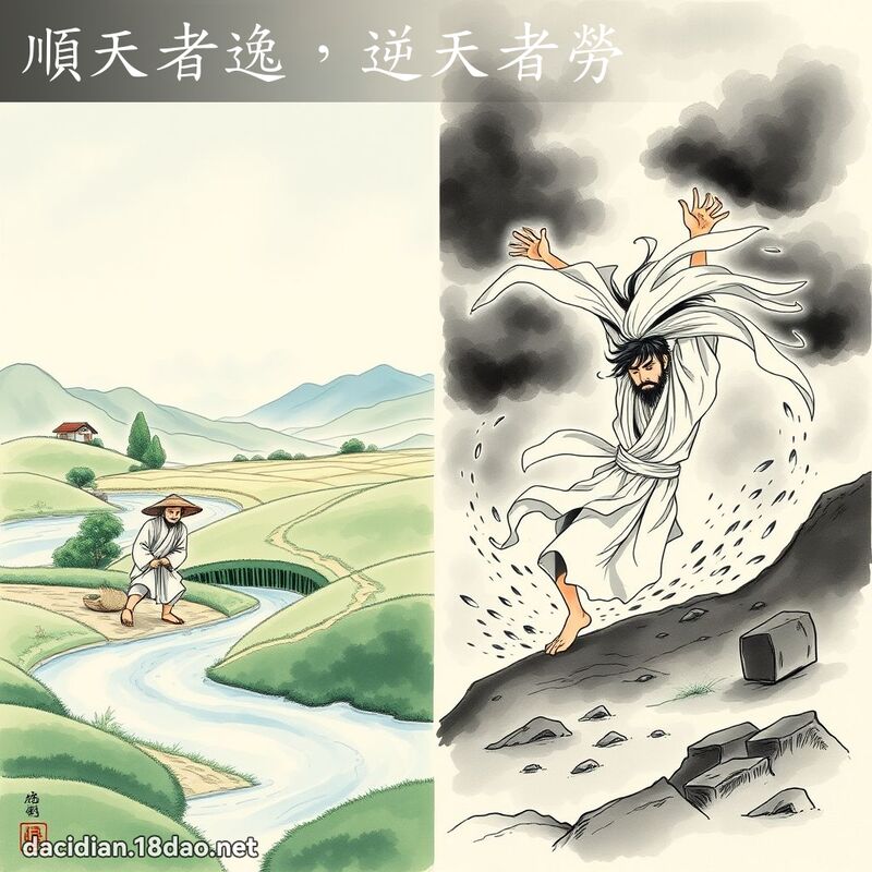 顺天者逸，逆天者劳 - 国语大辞典配图