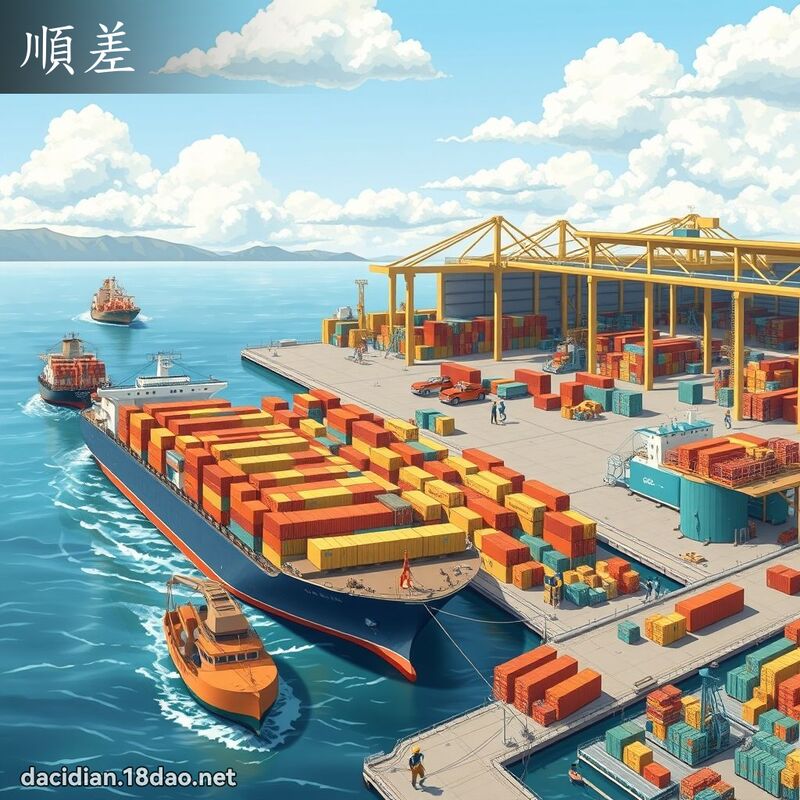 順差 - 國語大辭典配圖