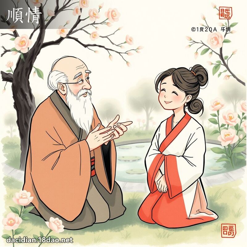 順情 - 國語大辭典配圖