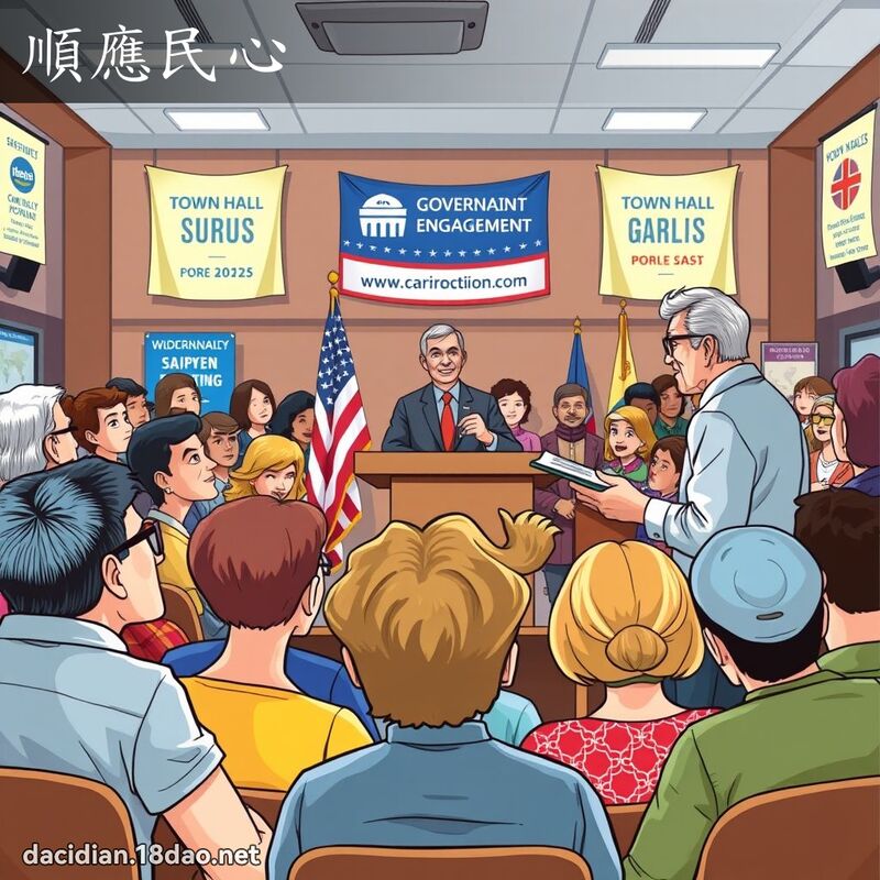 順應民心 - 國語大辭典配圖