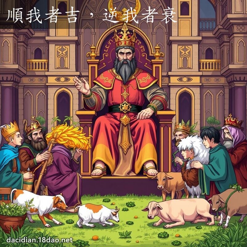 順我者吉，逆我者衰 - 國語大辭典配圖