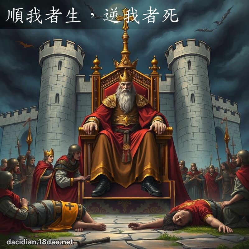 顺我者生，逆我者死 - 国语大辞典配图