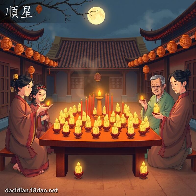顺星 - 国语大辞典配图