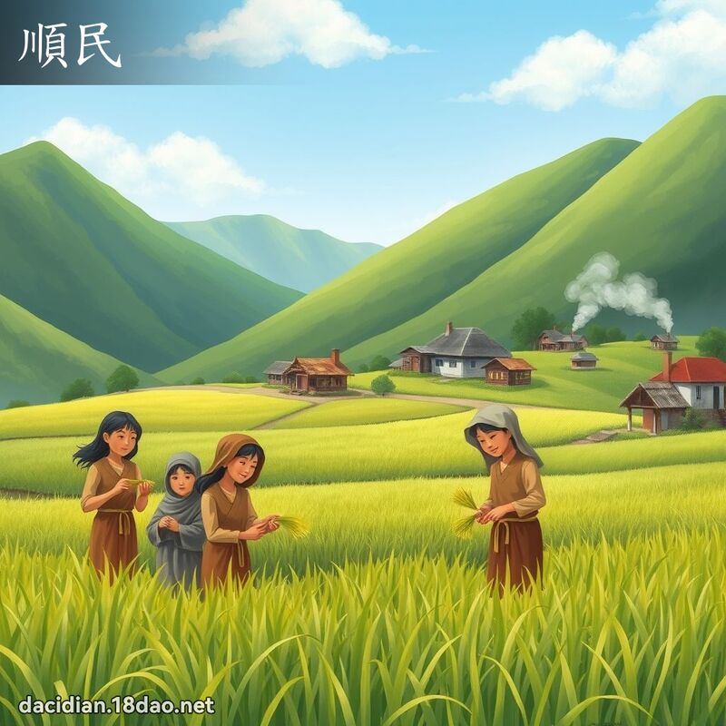 順民 - 國語大辭典配圖