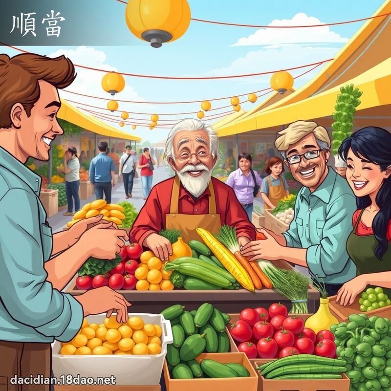 順當 - 國語大辭典配圖