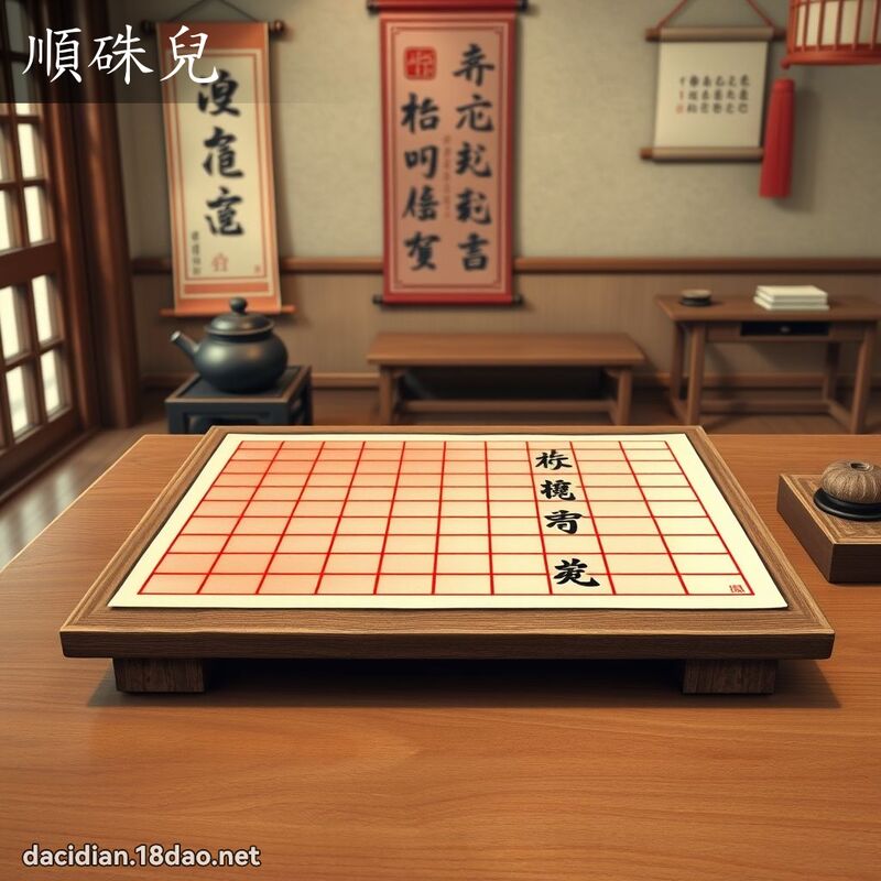 順硃兒 - 國語大辭典配圖