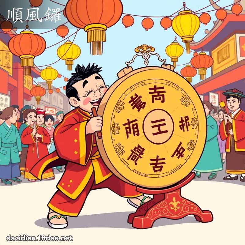 顺风锣 - 国语大辞典配图