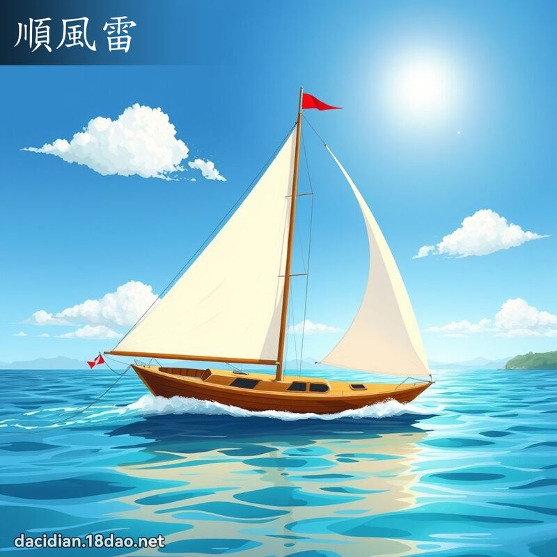 順風雷 - 國語大辭典配圖
