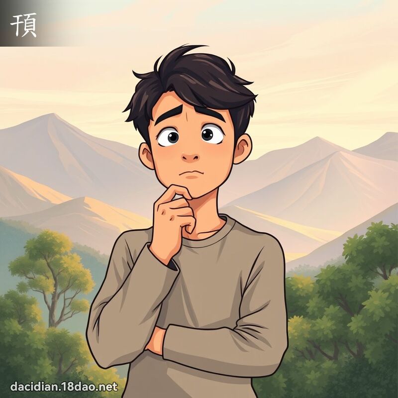 頇 - 國語大辭典配圖