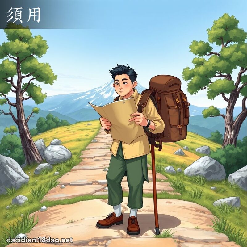 须用 - 国语大辞典配图