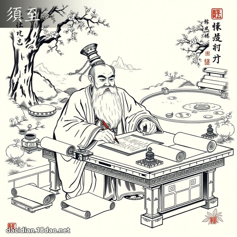 須至 - 國語大辭典配圖