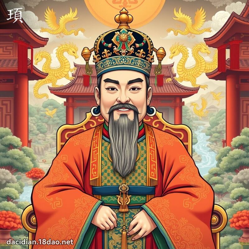 頊 - 國語大辭典配圖