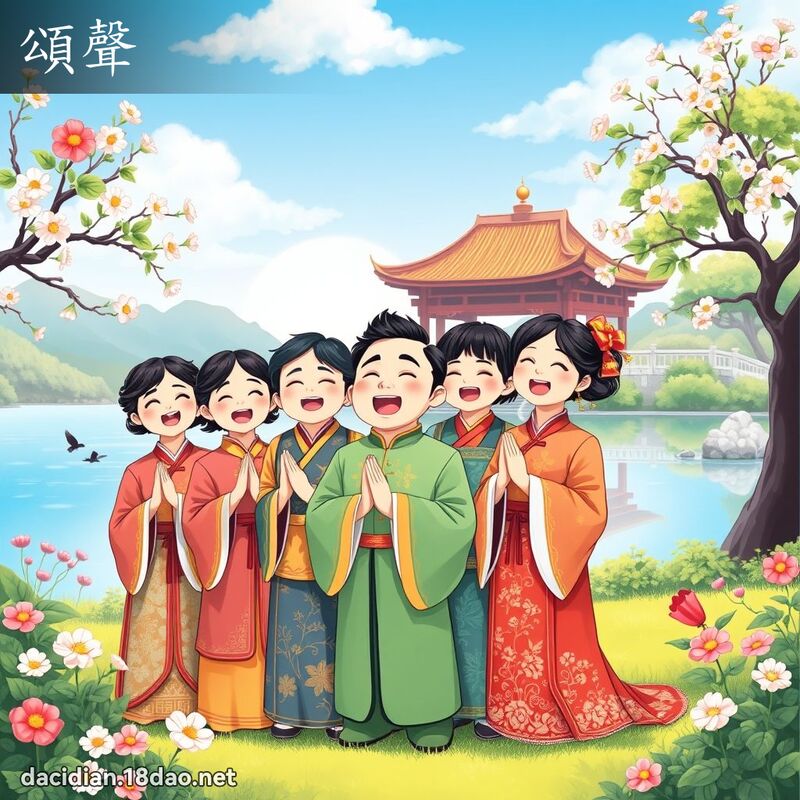 頌聲 - 國語大辭典配圖