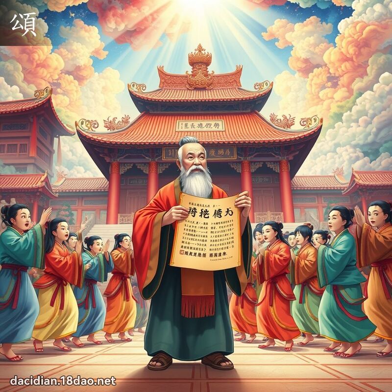 汉字: 颂 (多音字)
