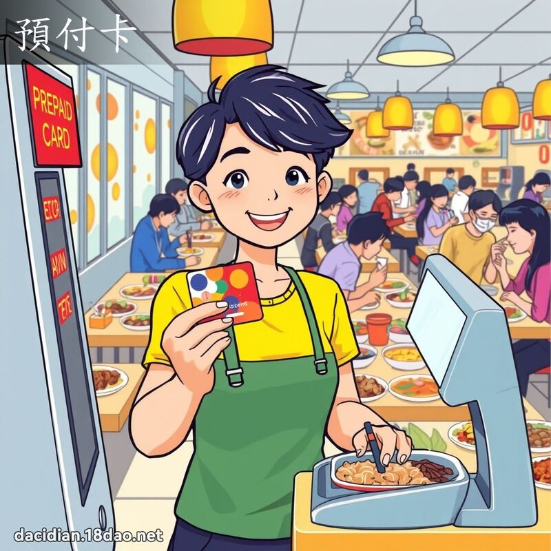 預付卡 - 國語大辭典配圖