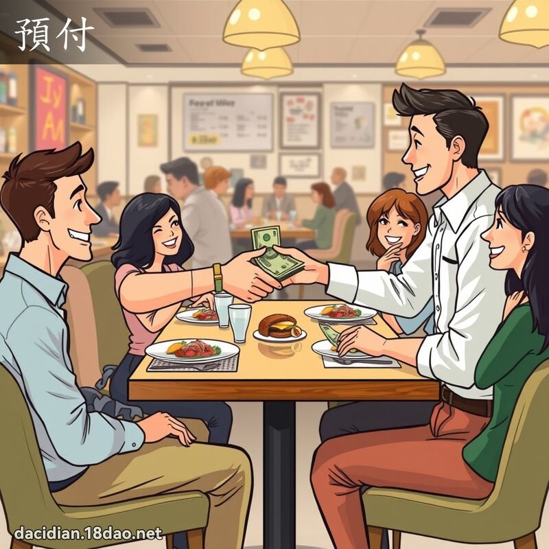预付 - 国语大辞典配图