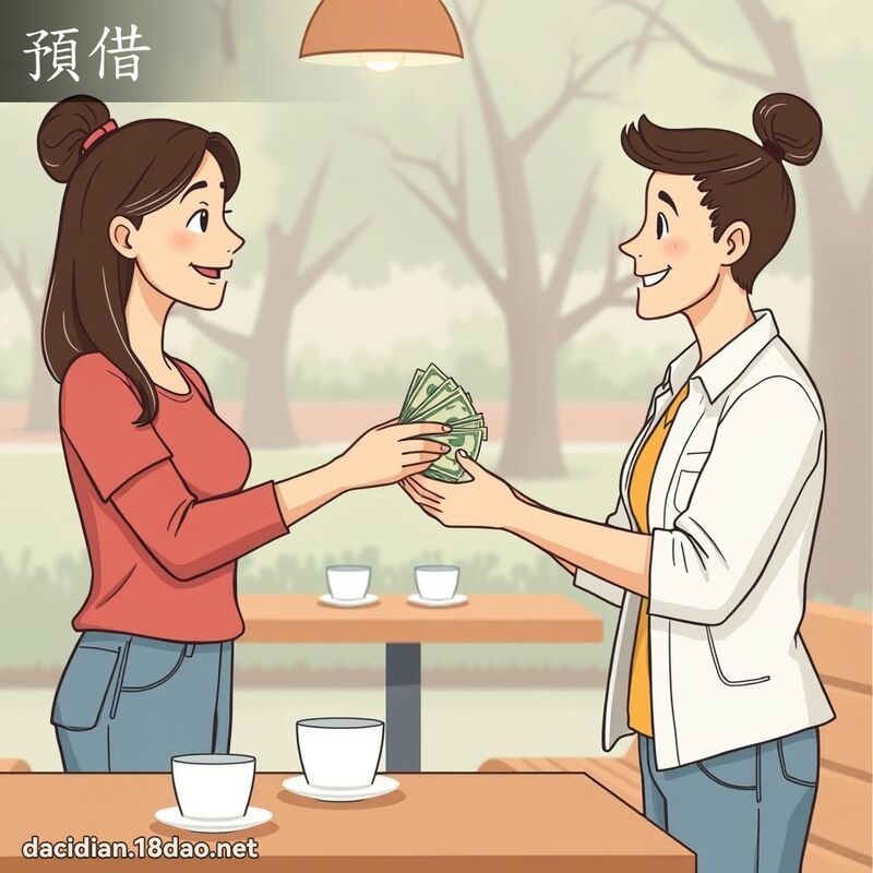 預借 - 國語大辭典配圖