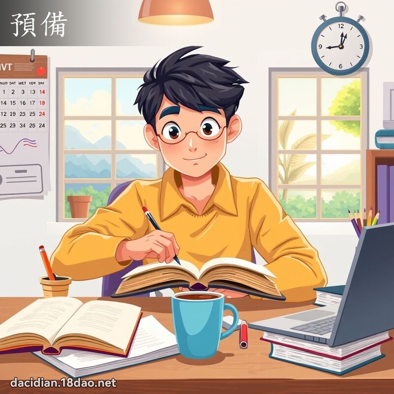 預備 - 國語大辭典配圖