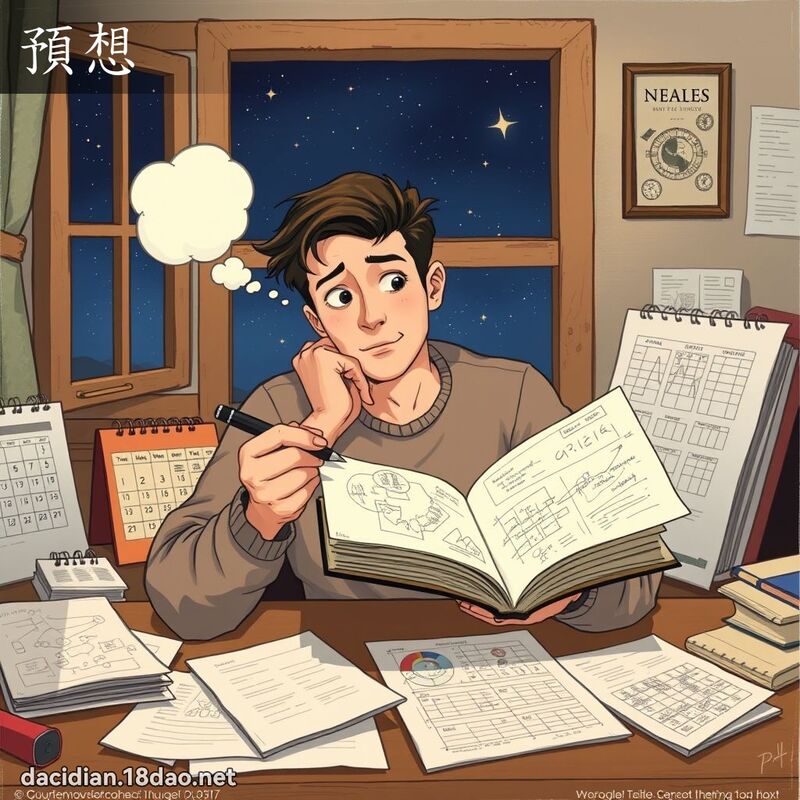 預想 - 國語大辭典配圖