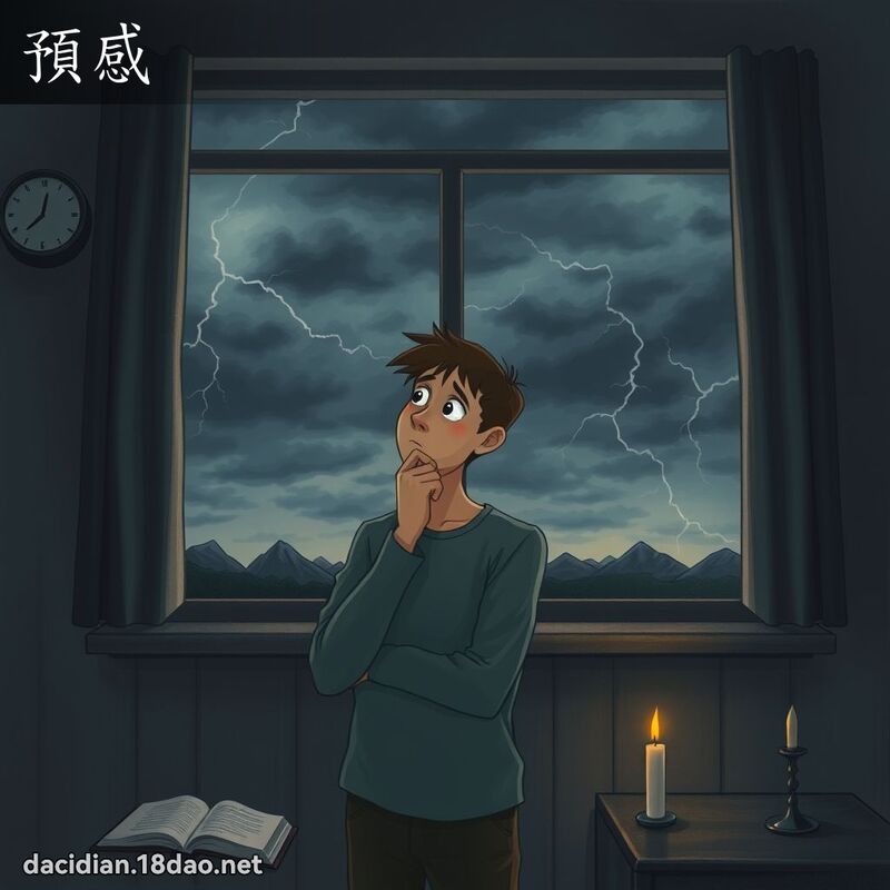 預感 - 國語大辭典配圖
