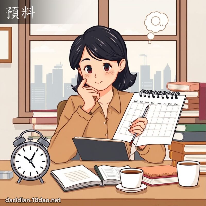 预料 - 国语大辞典配图