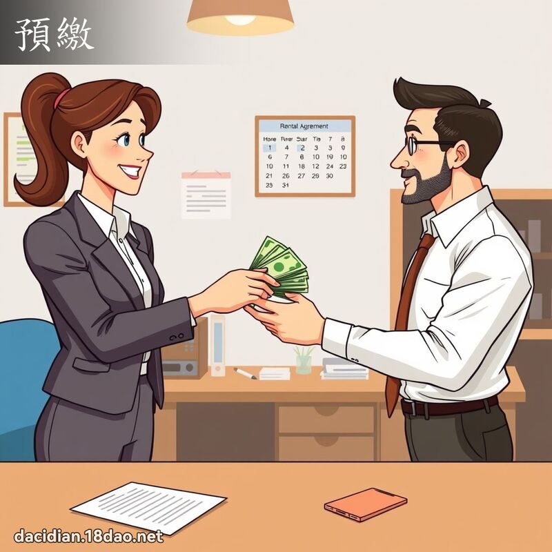 预缴 - 国语大辞典配图