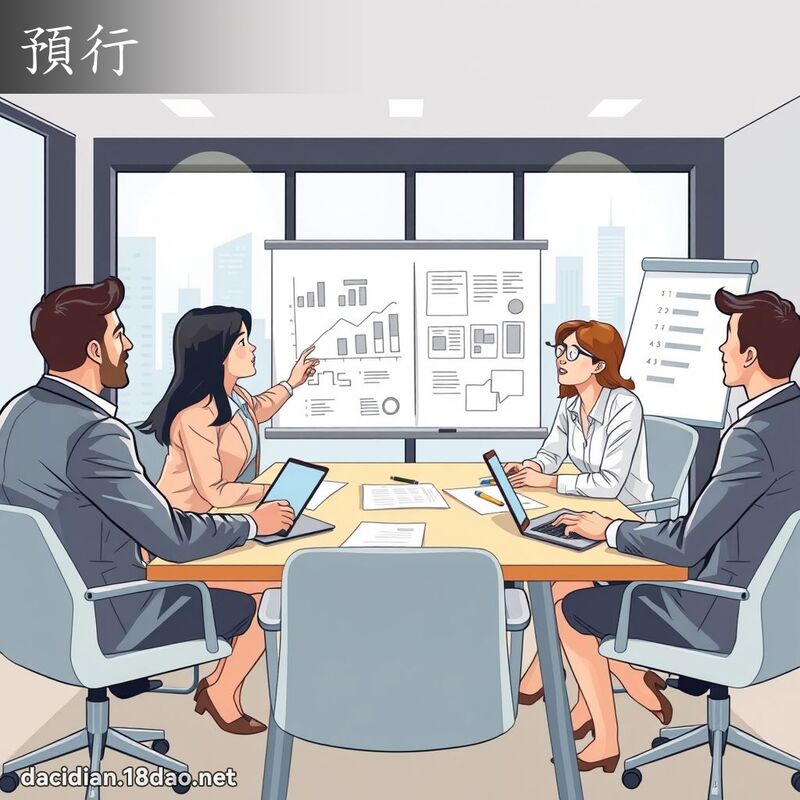 预行 - 国语大辞典配图