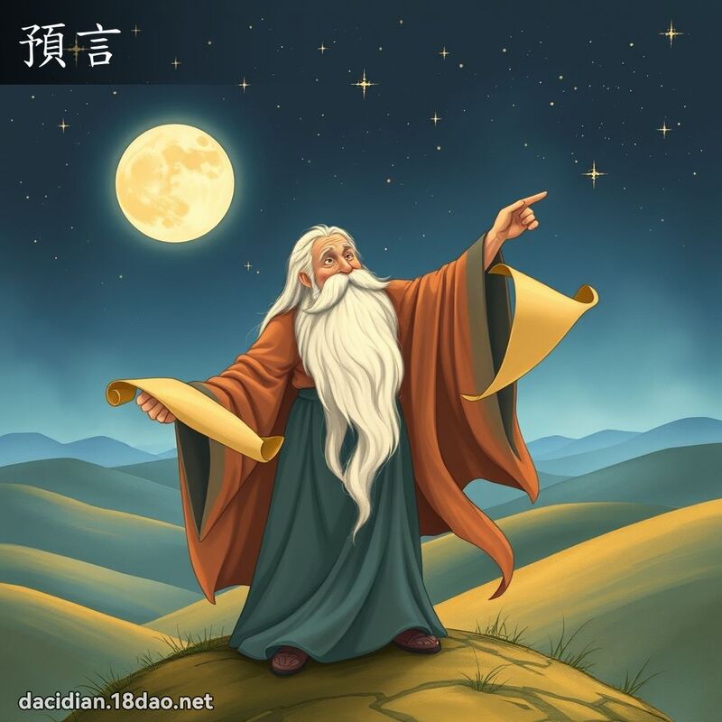 預言 - 國語大辭典配圖